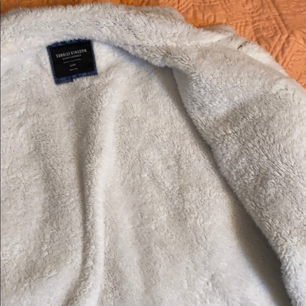 Fuzzy Jean Jacket - image 3